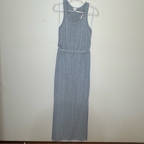 J. Crew Heather Gray Maxi Dress size Small - Picture 1 of 11